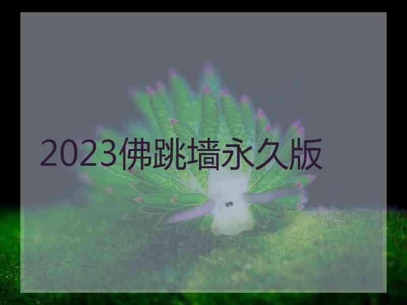 2023佛跳墙永久版