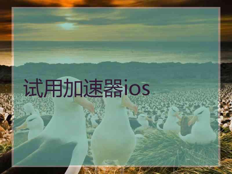 试用加速器ios