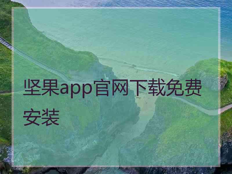 坚果app官网下载免费安装