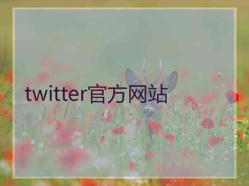 twitter官方网站