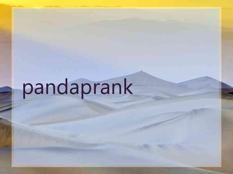 pandaprank