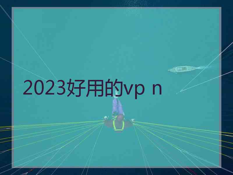 2023好用的vp n